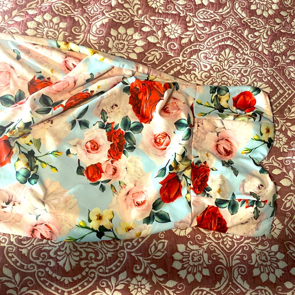 Strapless dress